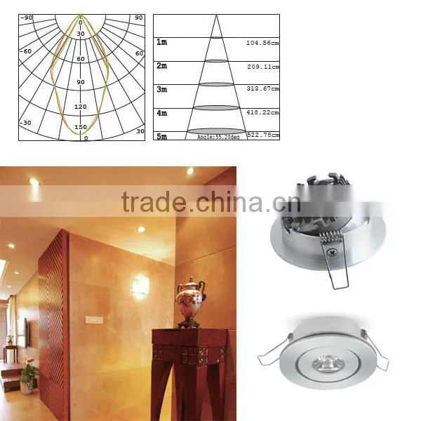 2014 high quality and unique design recessed led downlight indoor