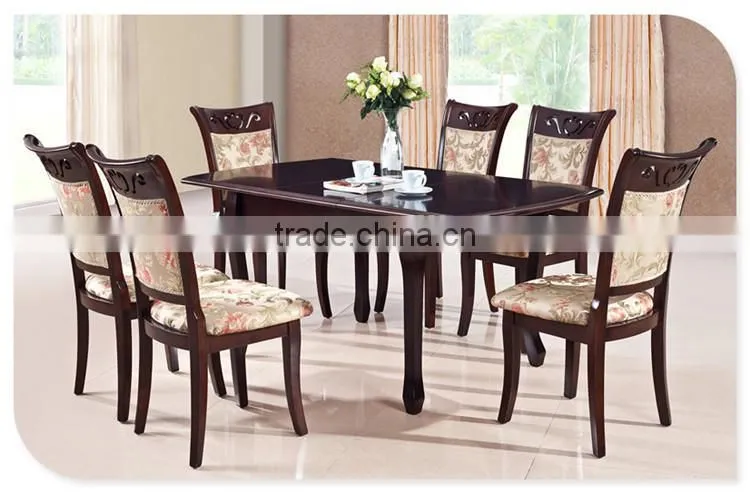 Classic expanding dining table wood furniture feet
