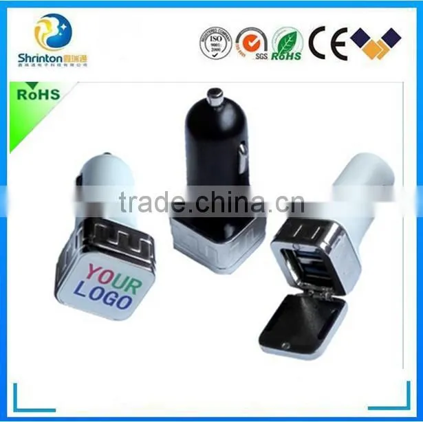 Car charger for mobile phone Use and Electric Type 2 USB car charger