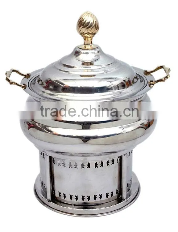 Steel Cheffing Dish, Wedding & Party utensils, food serving dish, hot keeping dish, Catering item, Hotel & Restaurant utensils