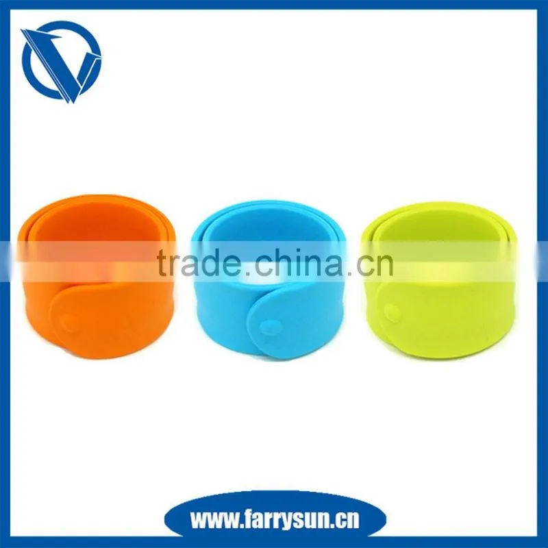 hot selling silicone slap bands, promotion gifts OEM&ODM