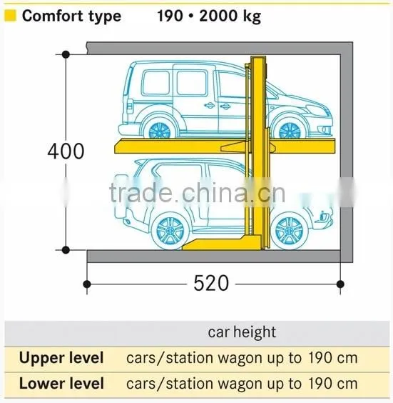 move vertically parking system