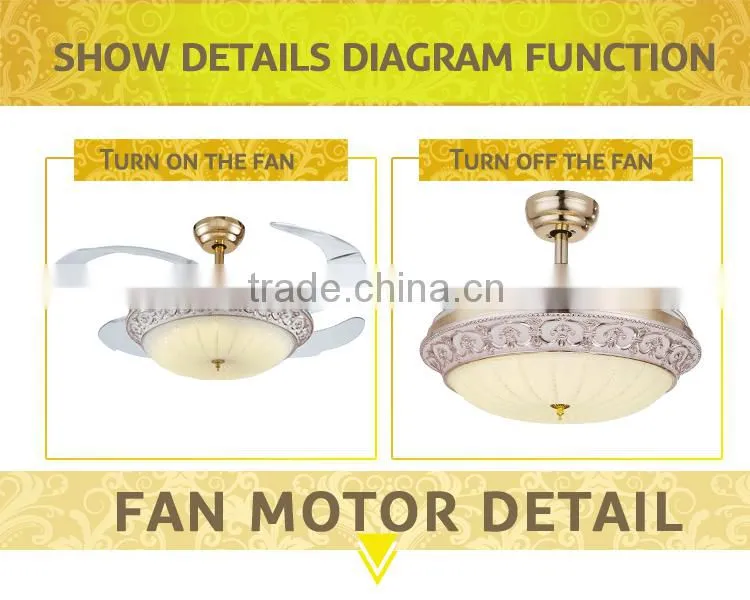 Bathroom Adjustable LED Light Ceiling Fan