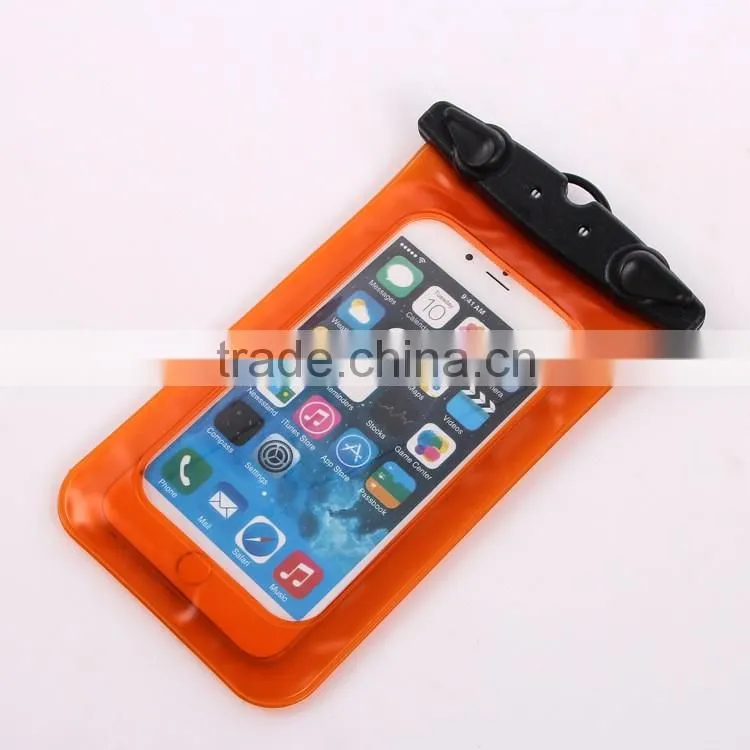 Waterproof floating cases orange color