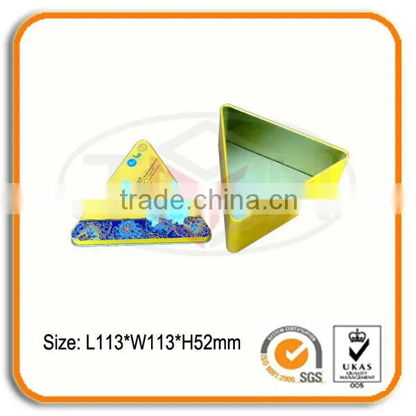 Triangular Tea Storage Tins