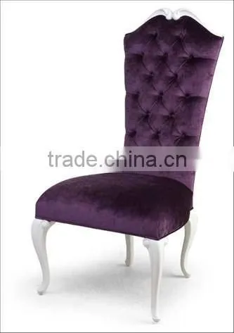 Best selling high gloss white leather armchair for luxury living room furniture