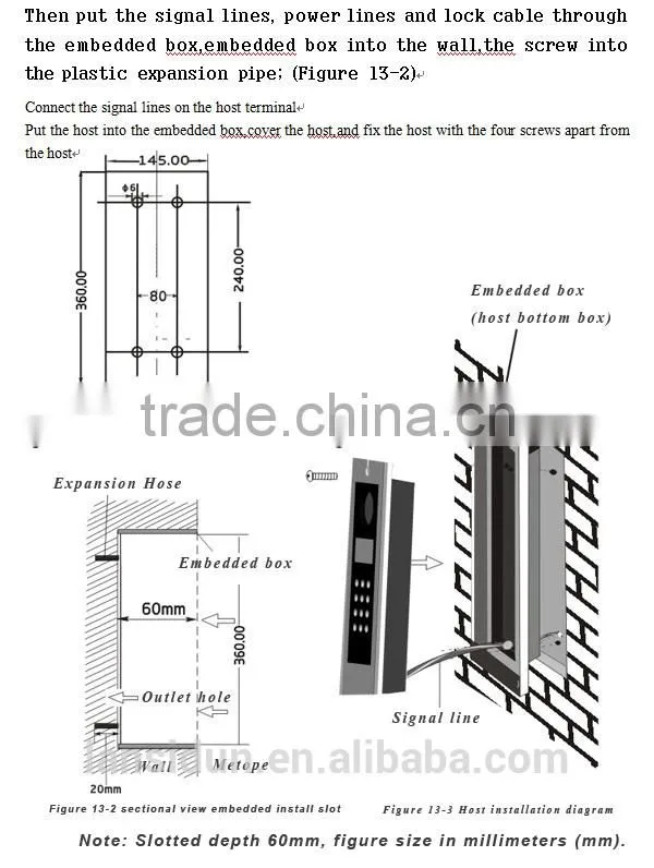 ID card and password unlocking colour video door phone