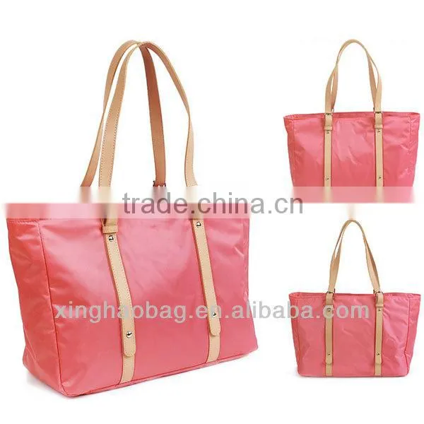 Guangzhou factory promotion cheap custom nylon tote bag