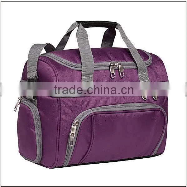 Factory price travel bag with shoe compartment folding travel bag