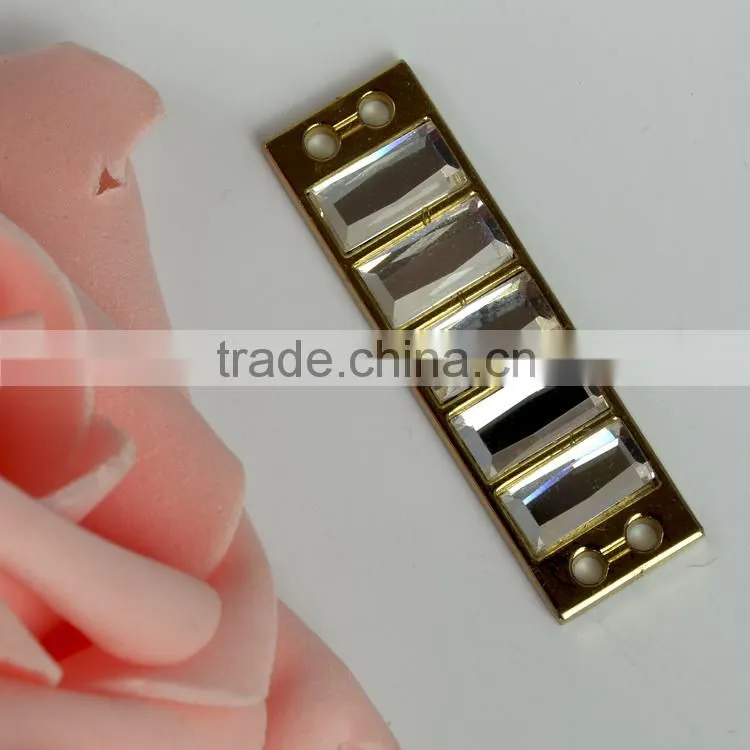 2015 Fashion bikini connector, Crystal Rhinestone Connectors Chain For Swimming Wear Bikini Decoration