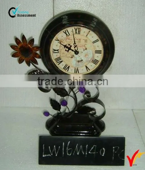 Beautiful metal wall clock