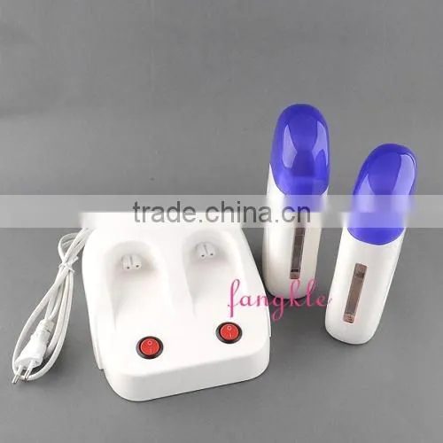 Portable 100ml electric double wax warmer for hair removal