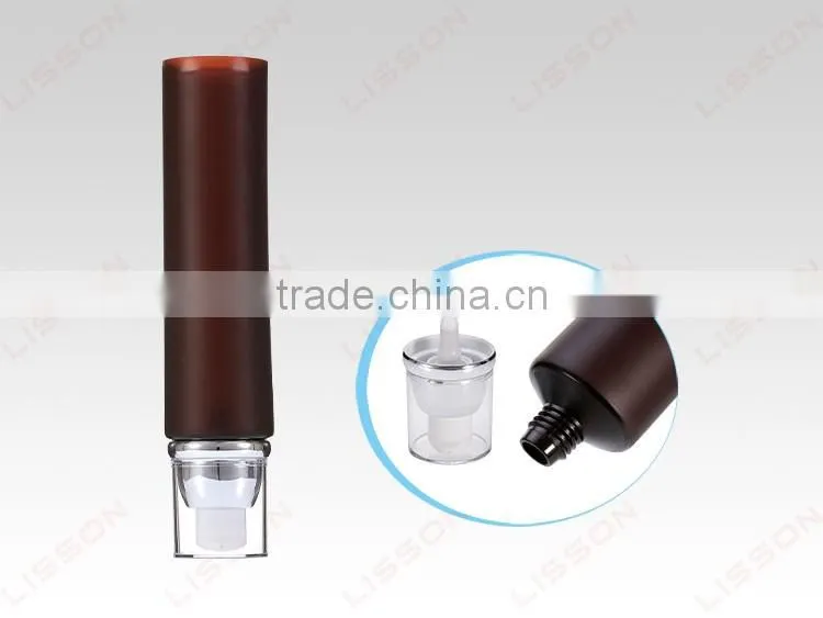 40ml-100ml round plastic tube with airless pump head for eye gel