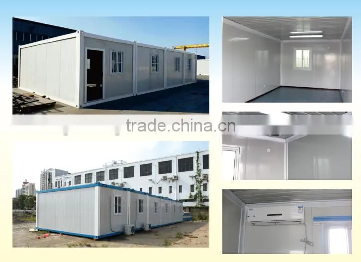 Flat pack container cabin