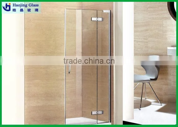 High quality tinted shower door stained glass