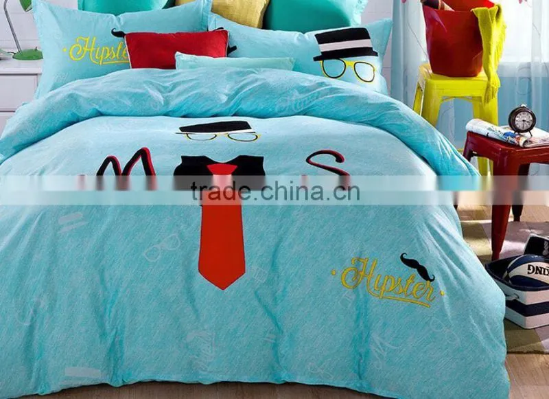 China best selling products home textile 3d bed cover set