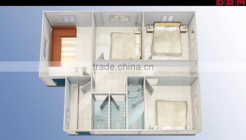 Economical sandwich type house easy assembly sandwich panel house with beautiful looks