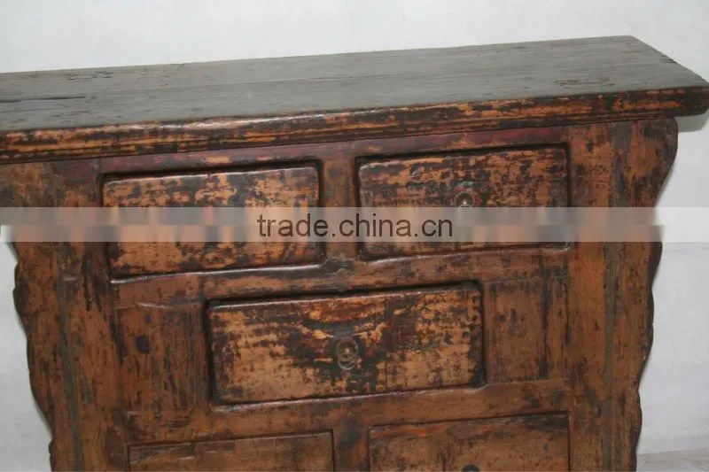 antique furniture wood side cabinet