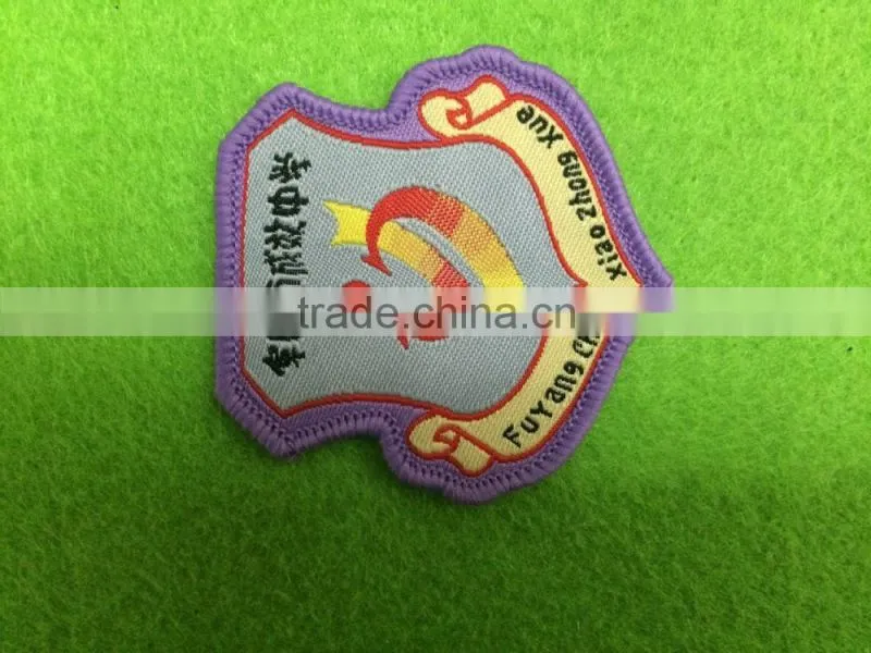 Custom new style good quality weaving patches