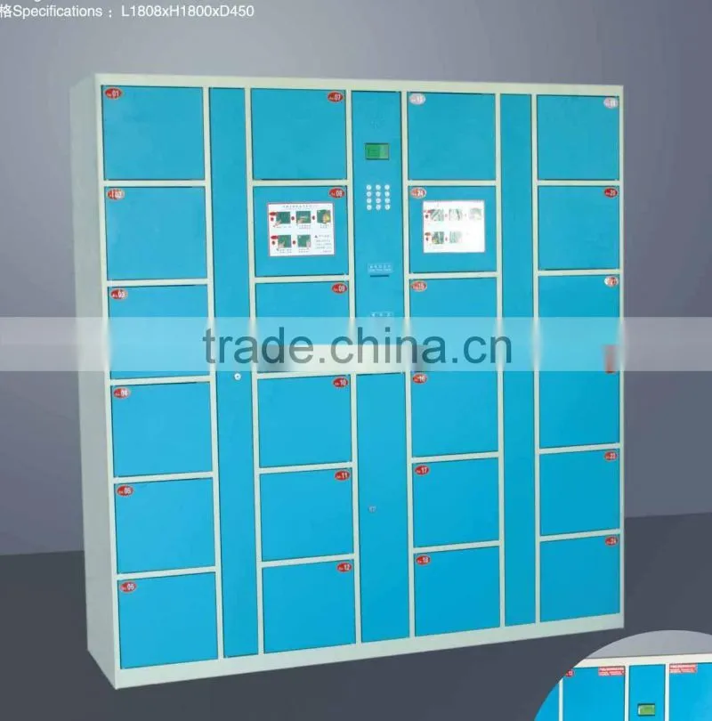 ANNUAL HOT SALE 24-door bar code type electronic bag-leaving Cabinet