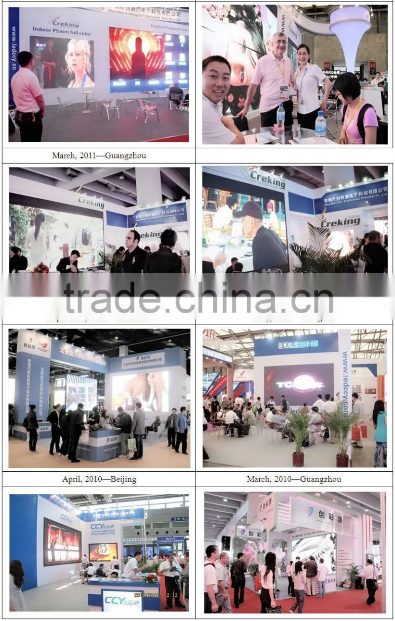 Indoor full color programmable led display