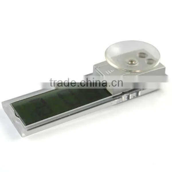 Lcd Display Digital Clock For Car With Suction Cup