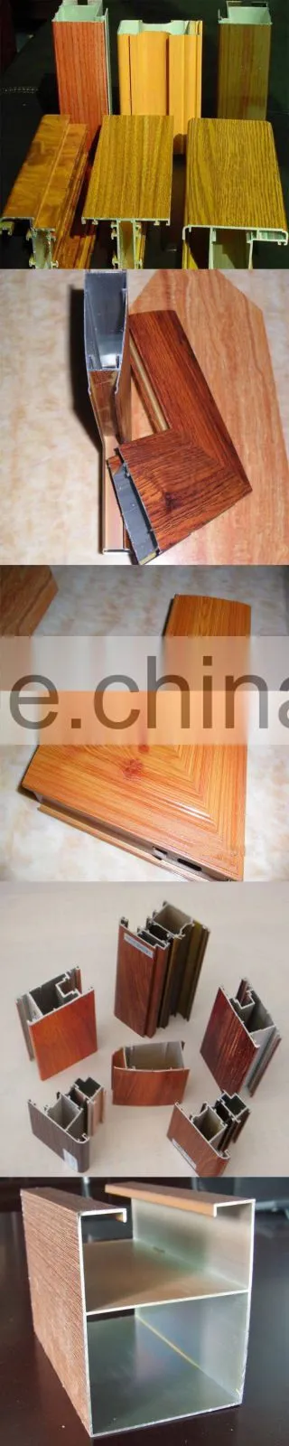 Aluminium Wood Finish Profile