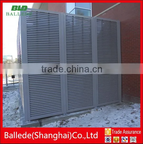 high quality lowes aluminum louver fence