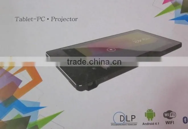 The World's first Android 4.4 tablet projector with 50LM upto 100inch screen
