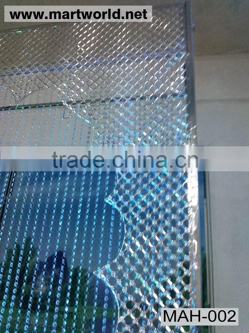 big wedding hall decorations crystal wedding decoration crystal backdrop (MAH-002)