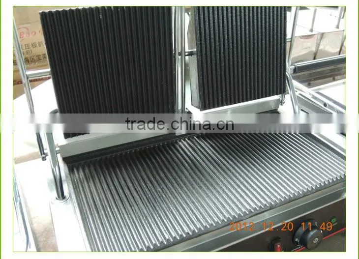 Stainless Steel Panini Press Sanwich Maker,Electric Contact Grill BN-813(CE Approval)