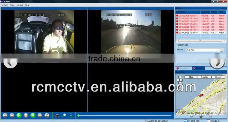 3G SD Card Mobile DVR 4 Channel H.264 Used in Bus, Truck, Police car, Texi, Ship etc.