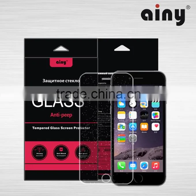 Trade assurance Supplier ! 0.2mm Crystal Clear 9H tempered glass for iphone 6 plus,for iphone 6 plus