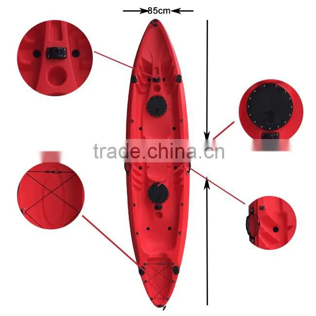 Wholesale Specialized suppliers 3 person ocean fishing kayak for sale-family kayak