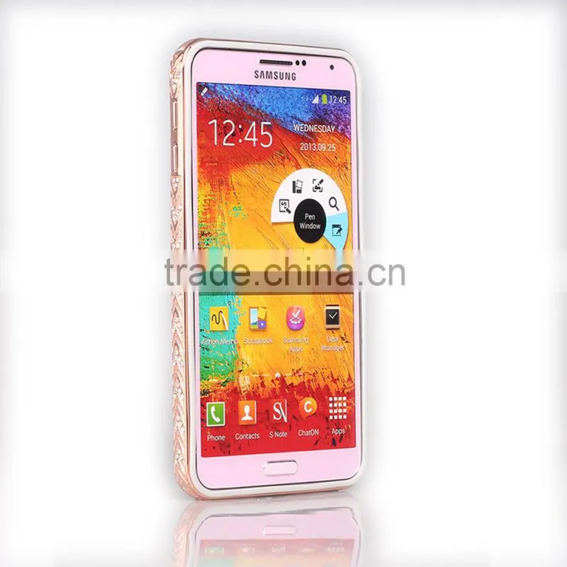 Two Piece Design Mental+TPU Phone Case for Samsung Note 3