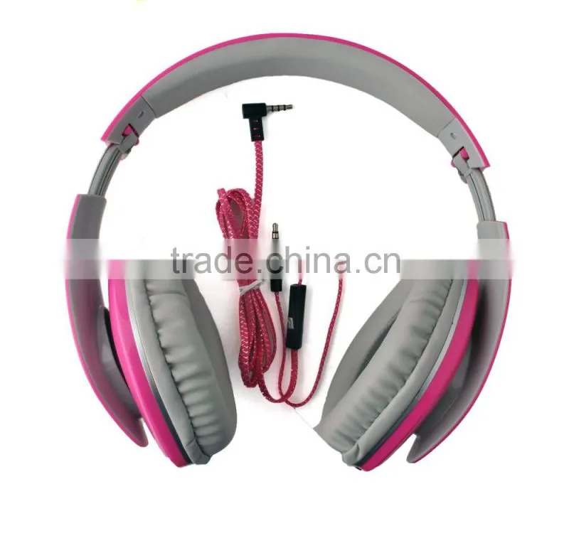 fashion headphone 2015 hot newest style on-ear high quality headphone noice cancelling heaphone