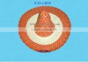 2016 Vietnam Promotional Palm Leaf Hat/ Cowboy Straw Hat for going beach