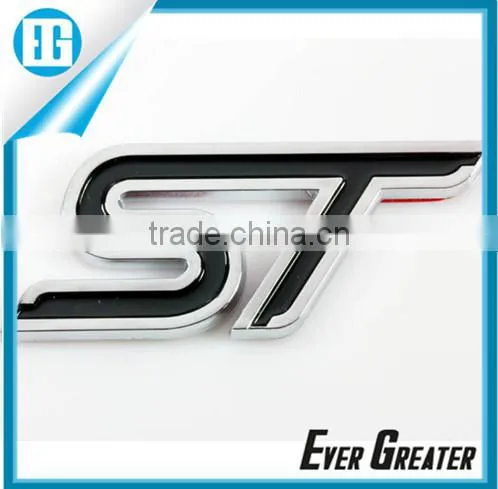 custom Auto DOME emblem chrome emblems 3m metal badge plastic emblems ABS Electroplated Sticker Auto Badge