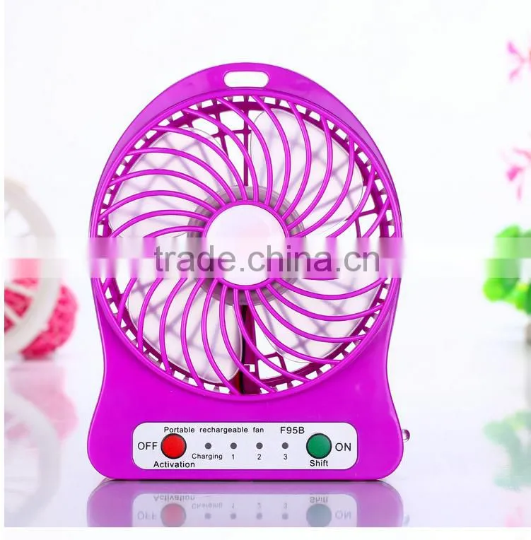 plastic power portable cooling travel handheld usb mini portable fan