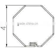 galvanized steel octagonal tube