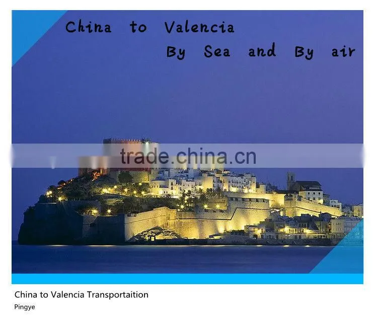 Sea Freight drop shipping from China to Valencia