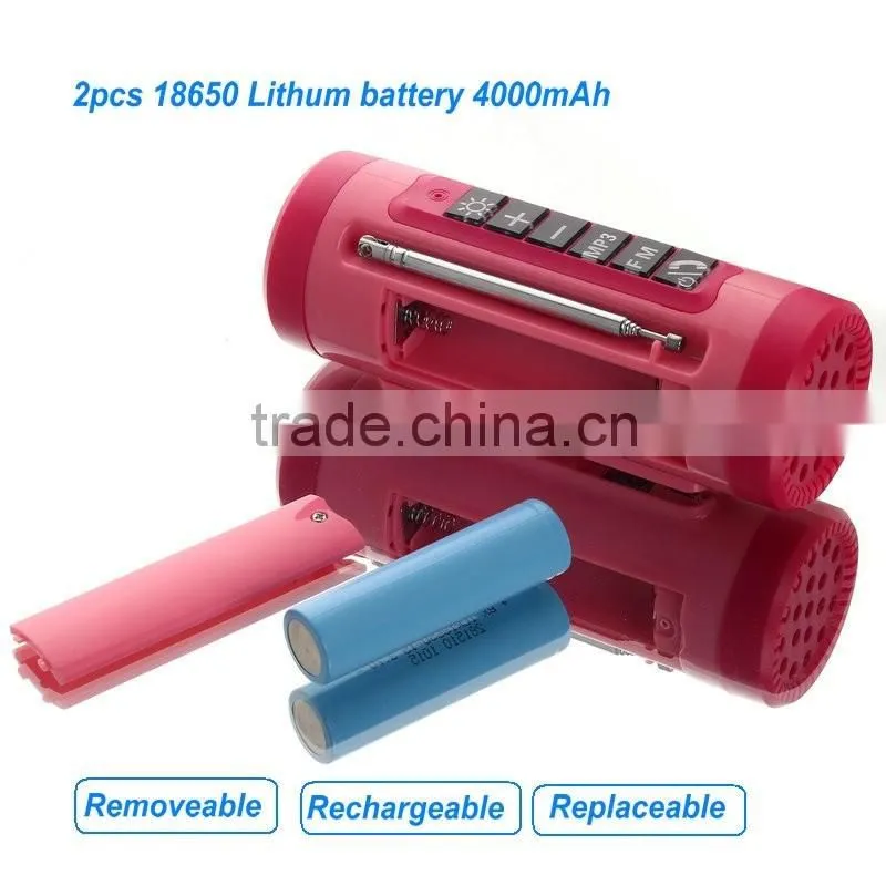 2016 New design Power bank Bluetooth speaker FM speaker wireless speaker