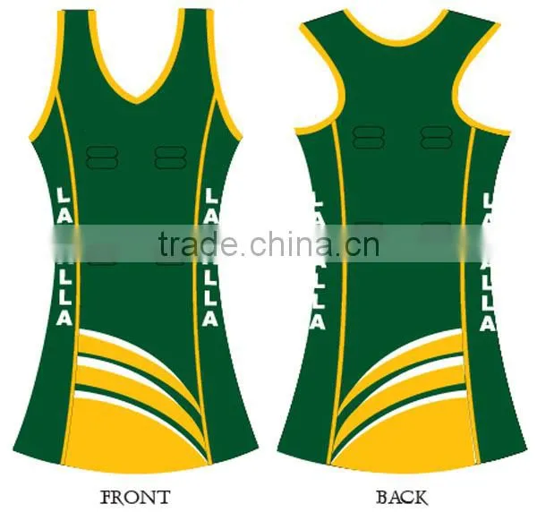 New design netball dress for high school team