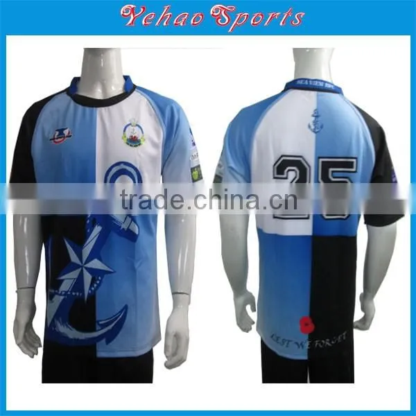 sublimation rugby shirt