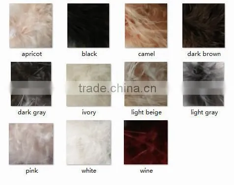 SJ007-01 Hot Sale Hooded Real Feather Clothes for Woman