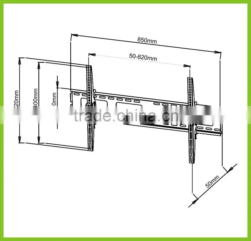 PLB131XL Flat Panel Univeral Slim Tilting TV Wall Mount