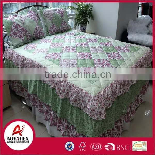 2016 nwe fashion disperse print comforter set,100%polyester microfiber comforter set,damend quilt bbed spread
