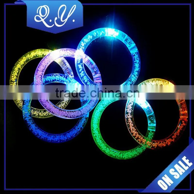 Colorful Plastic Bangles LED Flashing Body Jewelry with Factory Price
