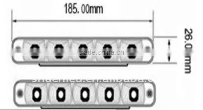 5W high power Car led DRL