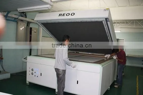 REOO semi automatic solar panel laminator for PV module laminating solidifying(PLC control, touch screen)
